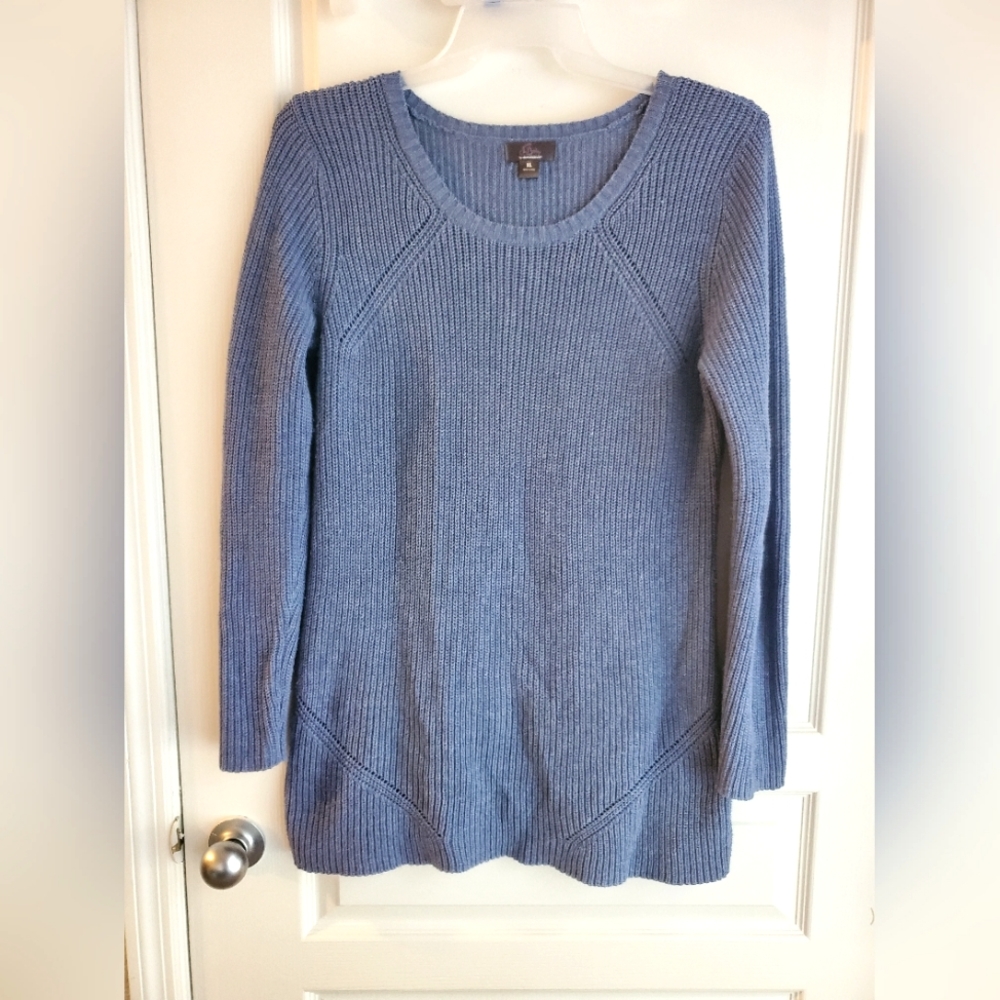 Maternity Sweater - gray blue